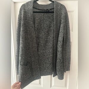 H&M Charcoal Open-Front Cardigan